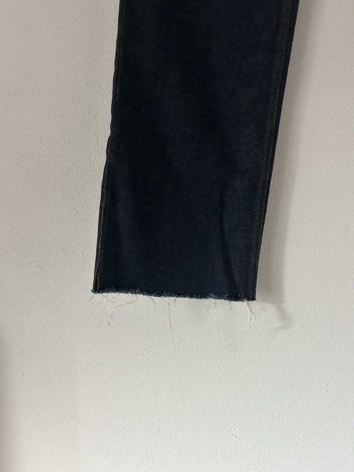 Valentino Valentino Raw Hem Dark Denim Jeans Size US 34 / EU 50 - 5 Thumbnail