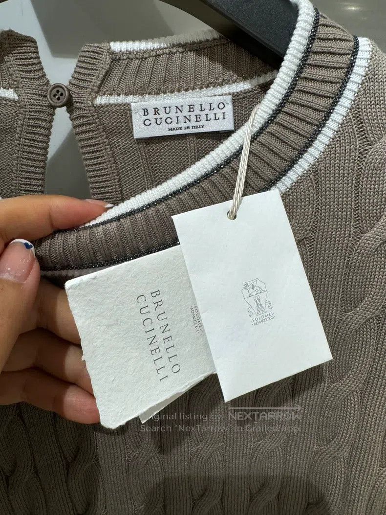 Brunello Cucinelli Brunello Cucinelli Knitted Short-sleeve Size M / US 6-8 / IT 42-44 - 7 Thumbnail