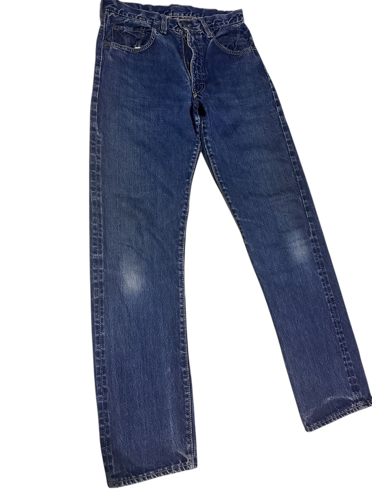 Vintage 🔥TRUE VINTAGE 60s LEVIS CAPITAL E SELVEDGE BUTTON “K”🔥 Size US 28 / EU 44 - 3 Thumbnail