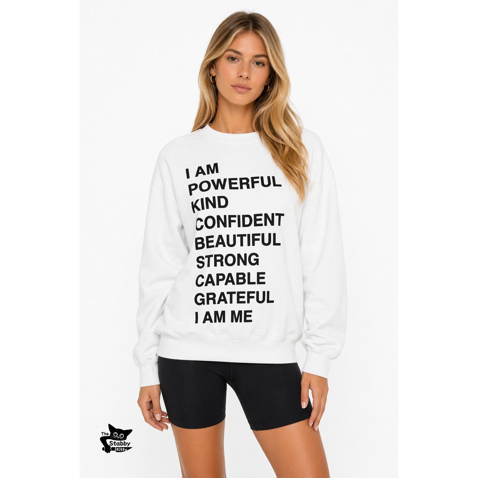 Anine Bing Anine Bing Graphic Sweatshirt I Am Powerful Crew Pullover XS Size XS / US 0-2 / IT 36-38 - 7 Thumbnail