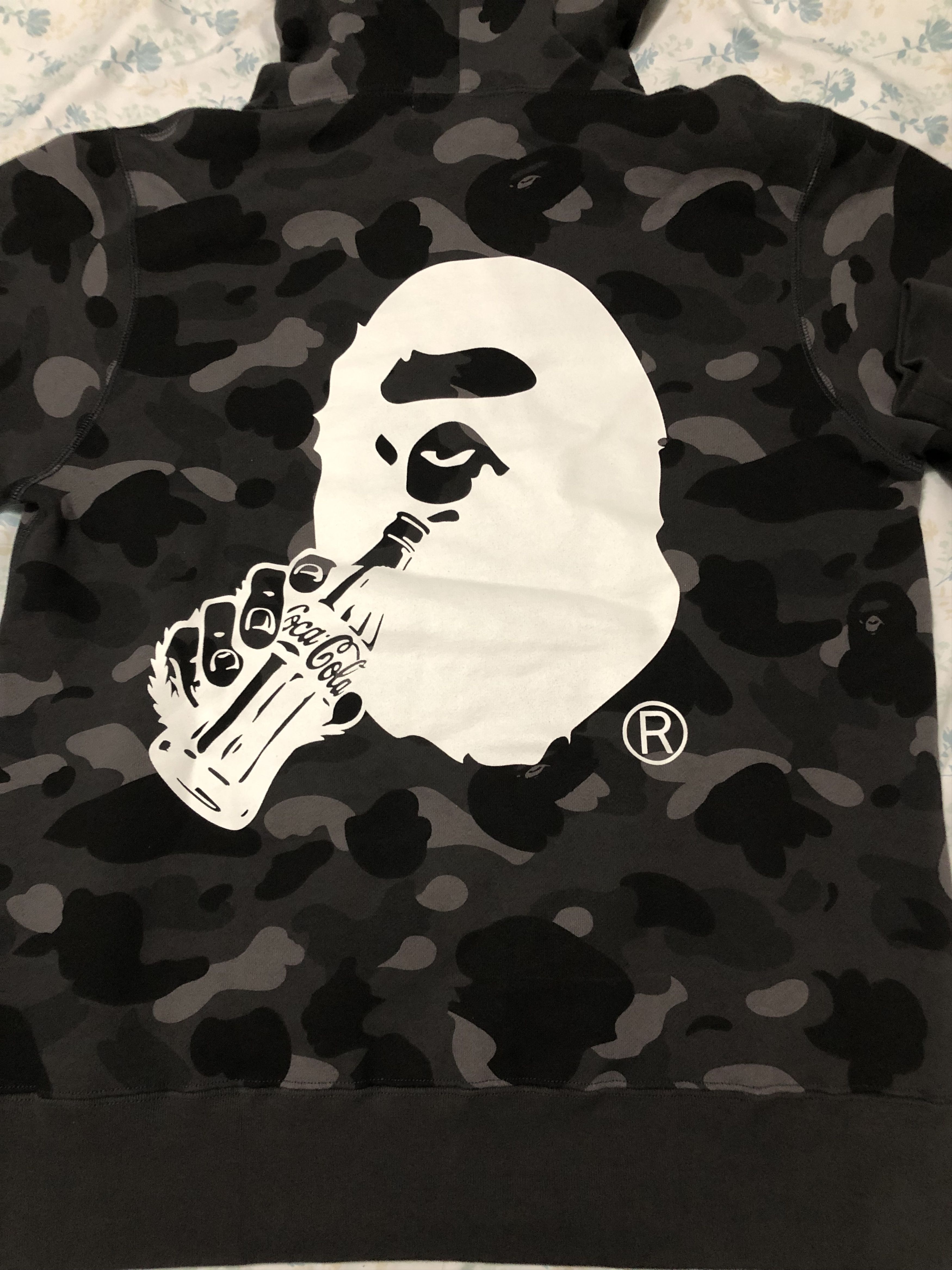 Bape × Coca Cola Bape X Coca Cola Color Camo Black Pullover Hoodie - Medium Size US M / EU 48-50 / 2 - 13 Thumbnail