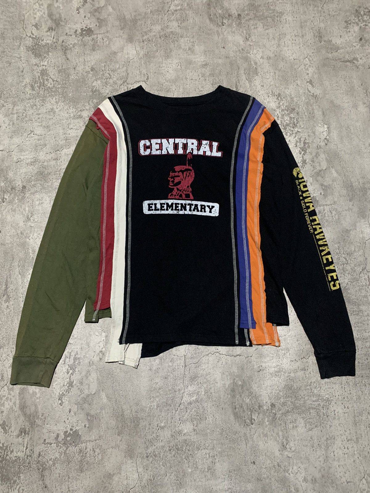 Hysteric Glamour Y2k Golden Paper rebuild 7 cut central elementary longsleeve Size US M / EU 48-50 / 2 - 1 Thumbnail