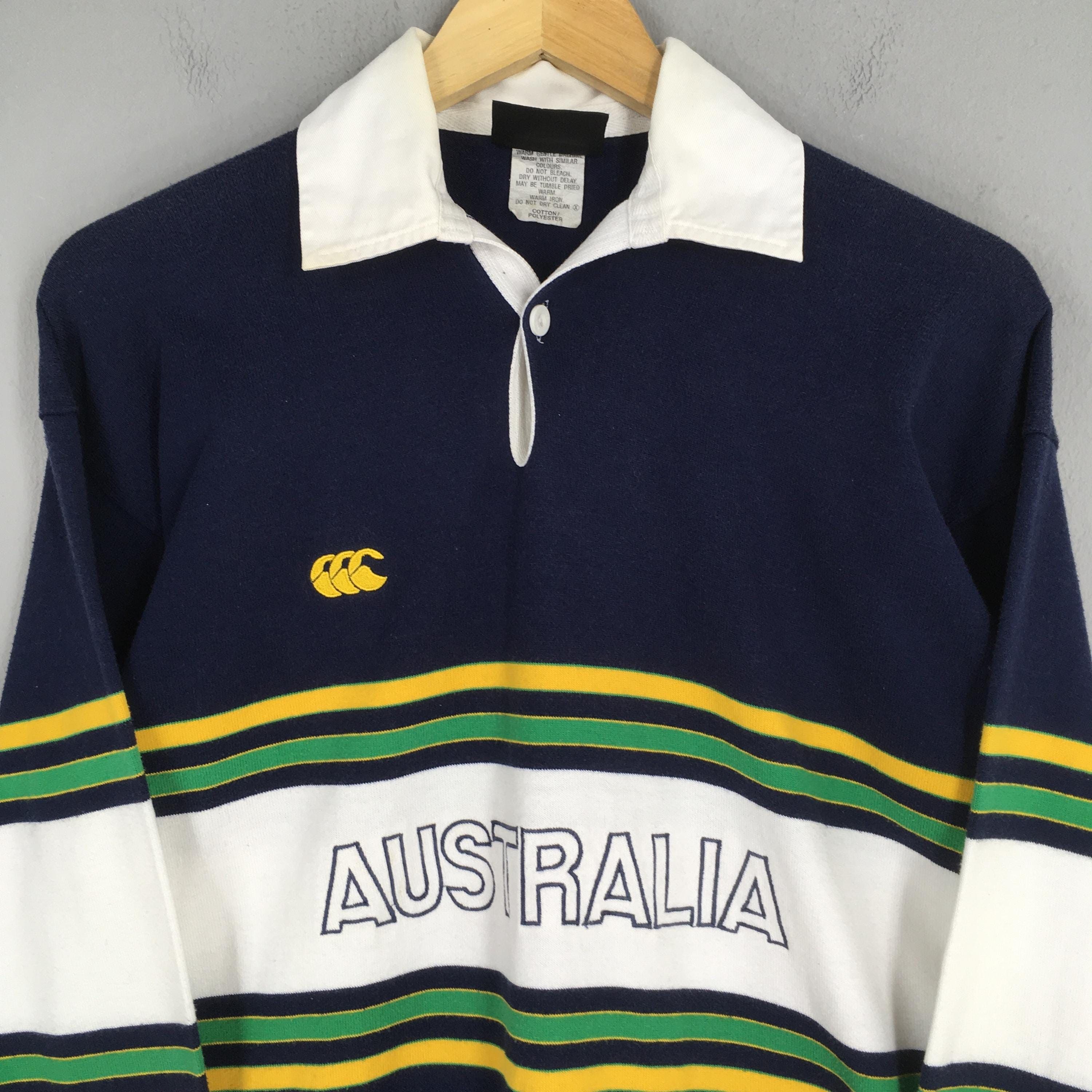 Canterbury of New Zealand Canterbury Of New Zealand Australia Striped Rugby Shirt S Size US S / EU 44-46 / 1 - 2 Thumbnail