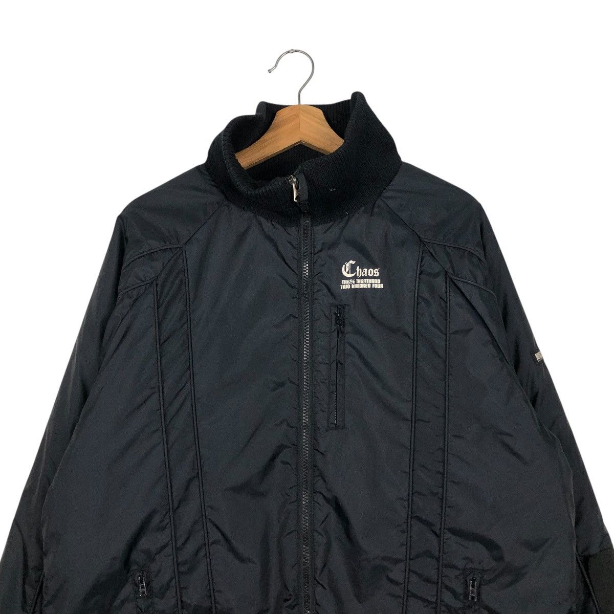 Neighborhood 🔥RICH BLACK BOMBER JACKET ZIPPER 2004 NEIGHBORHOOD CHAOS Size US L / EU 52-54 / 3 - 5 Thumbnail