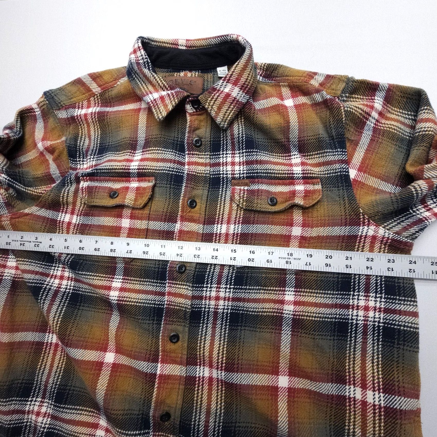 Orvis Orvis Shirt Shacket Plaid Heavyweight Cotton Flannel Mens XL Multicolor Outdoor Casual Workwear Shirt Shacket Size US XL / EU 56 / 4 - 7 Thumbnail