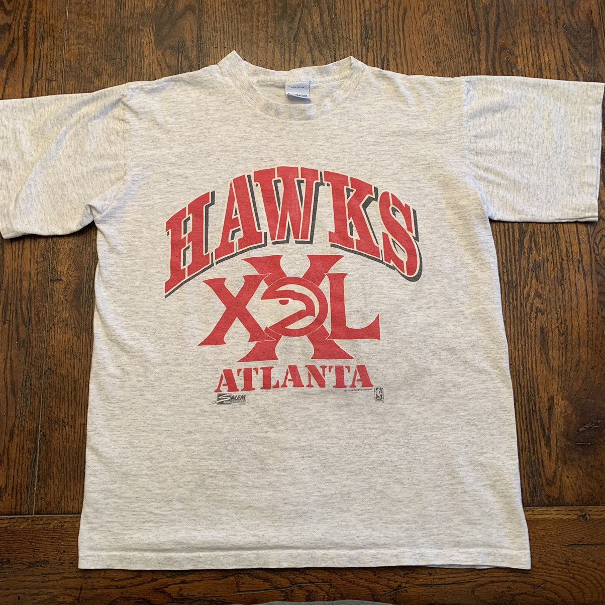 Salem Sportswear Vintage 1990 Atlanta Hawks NBA Basketball Shirt Size US L / EU 52-54 / 3 - 1 Thumbnail