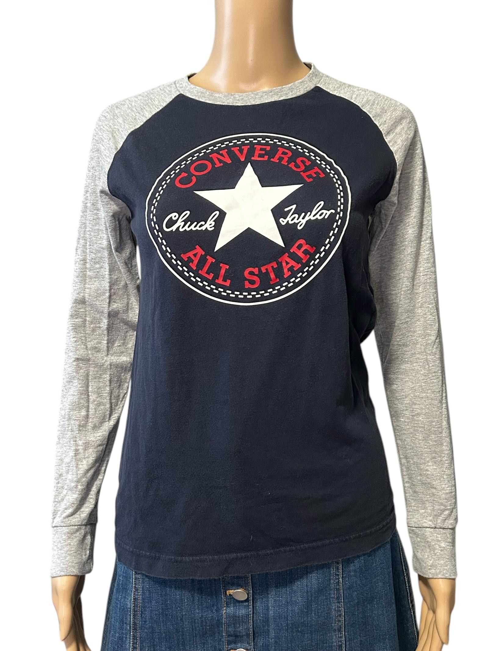 Converse Converse Chuck Taylor Long Sleeve Tee - Unisex Casual Wear Size US L / EU 52-54 / 3 - 1 Thumbnail