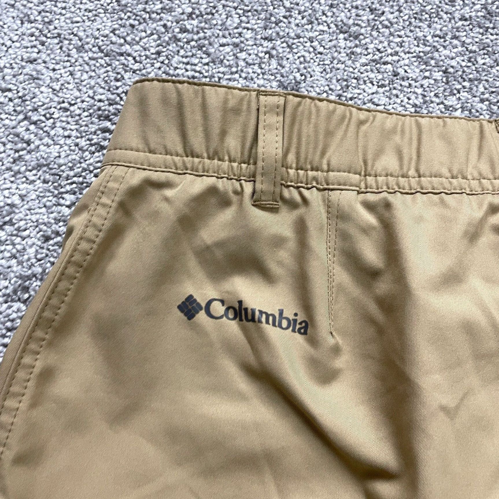 Vintage Columbia Freezer Coil Chino Shorts Mens 34/44 Brown Elastic Waist Active Outdoor Size US 34 / EU 50 - 3 Thumbnail
