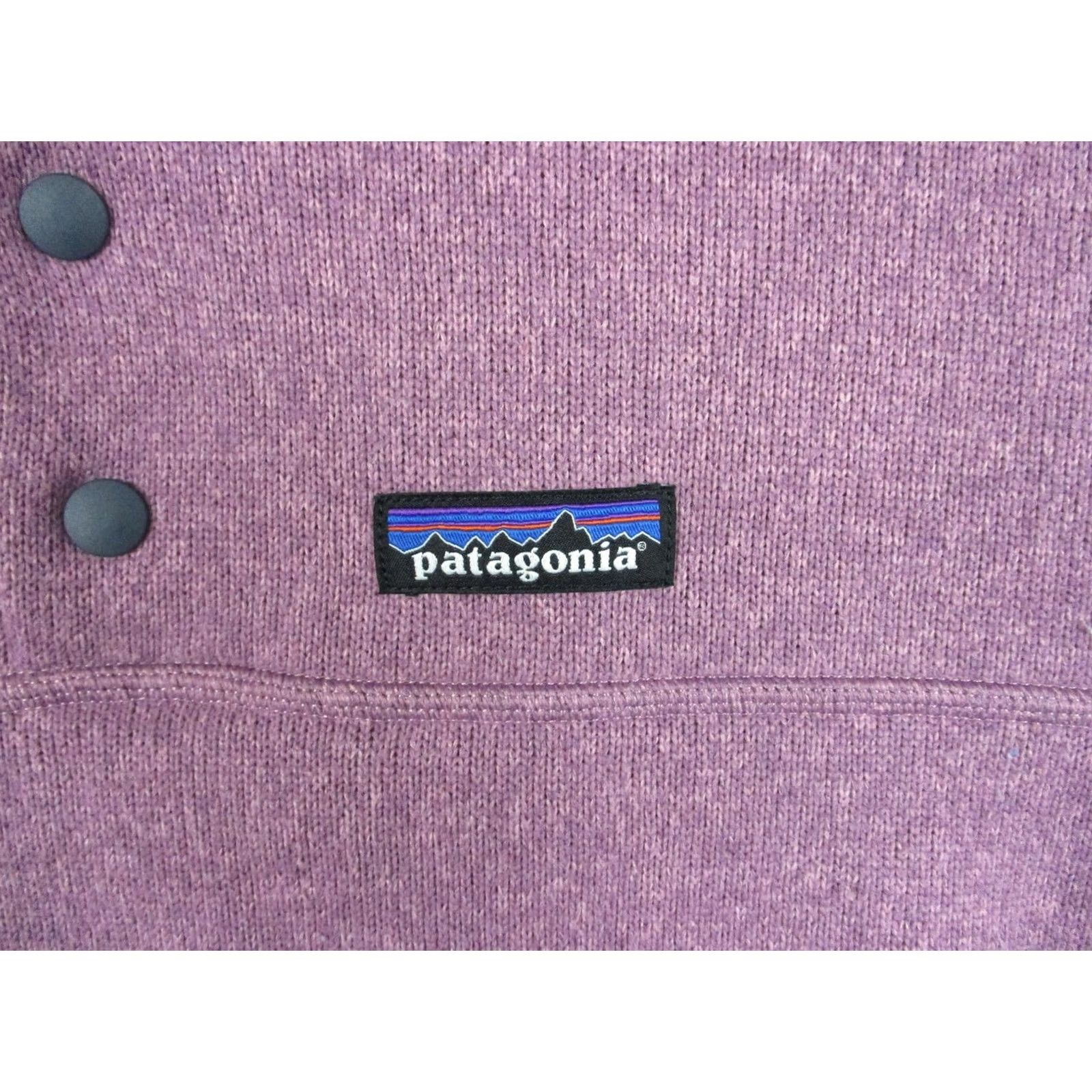 Patagonia Patagonia Better Sweater Womens Medium Purple Fleece Snap Mock Neck Pockets Size M / US 6-8 / IT 42-44 - 2 Thumbnail