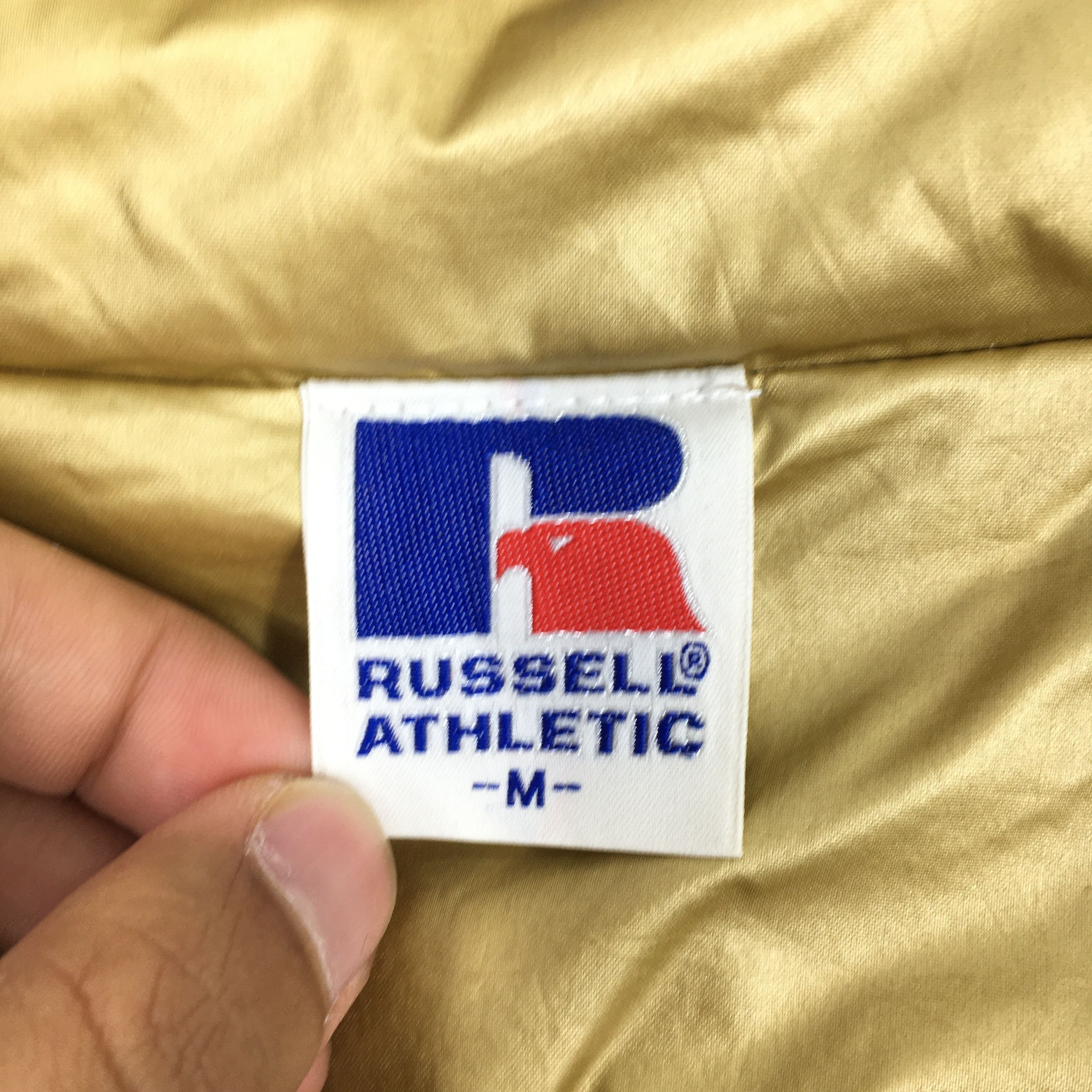 Russell Athletic 80's Russell Athletic Usa Windbreaker Jacket Black Medium Size US M / EU 48-50 / 2 - 3 Thumbnail