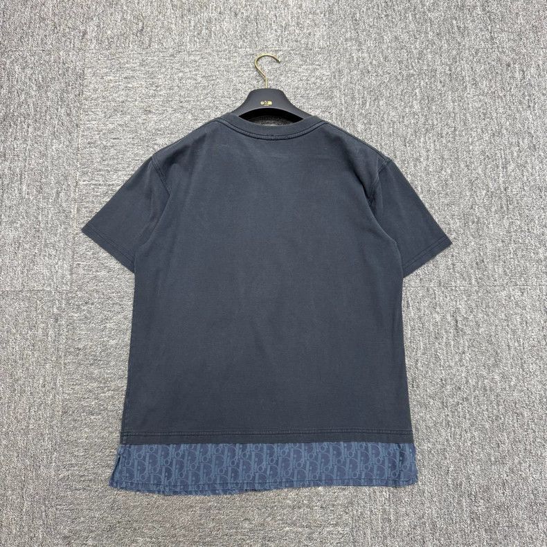 Dior Dior Short Sleeve Spliced T-2505 Size US S / EU 44-46 / 1 - 2 Thumbnail