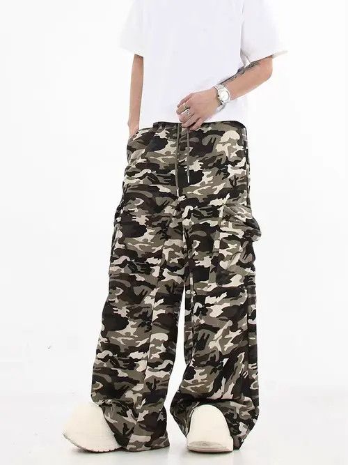 VIBE Retro High Street Hip Hop Leopard Print Loose Casual Pants Size US 30 / EU 46 - 8 Thumbnail