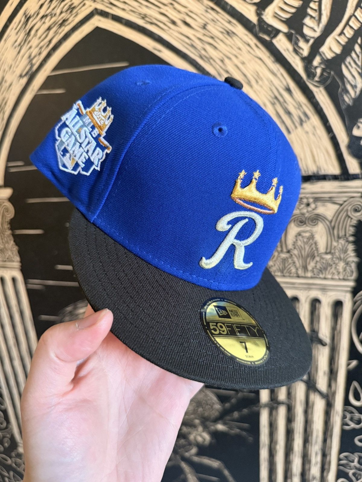 Hat Club Sz 7 Hatclub Exclusive Kansas City Royals Pink UV New Era Size ONE SIZE - 1 Thumbnail