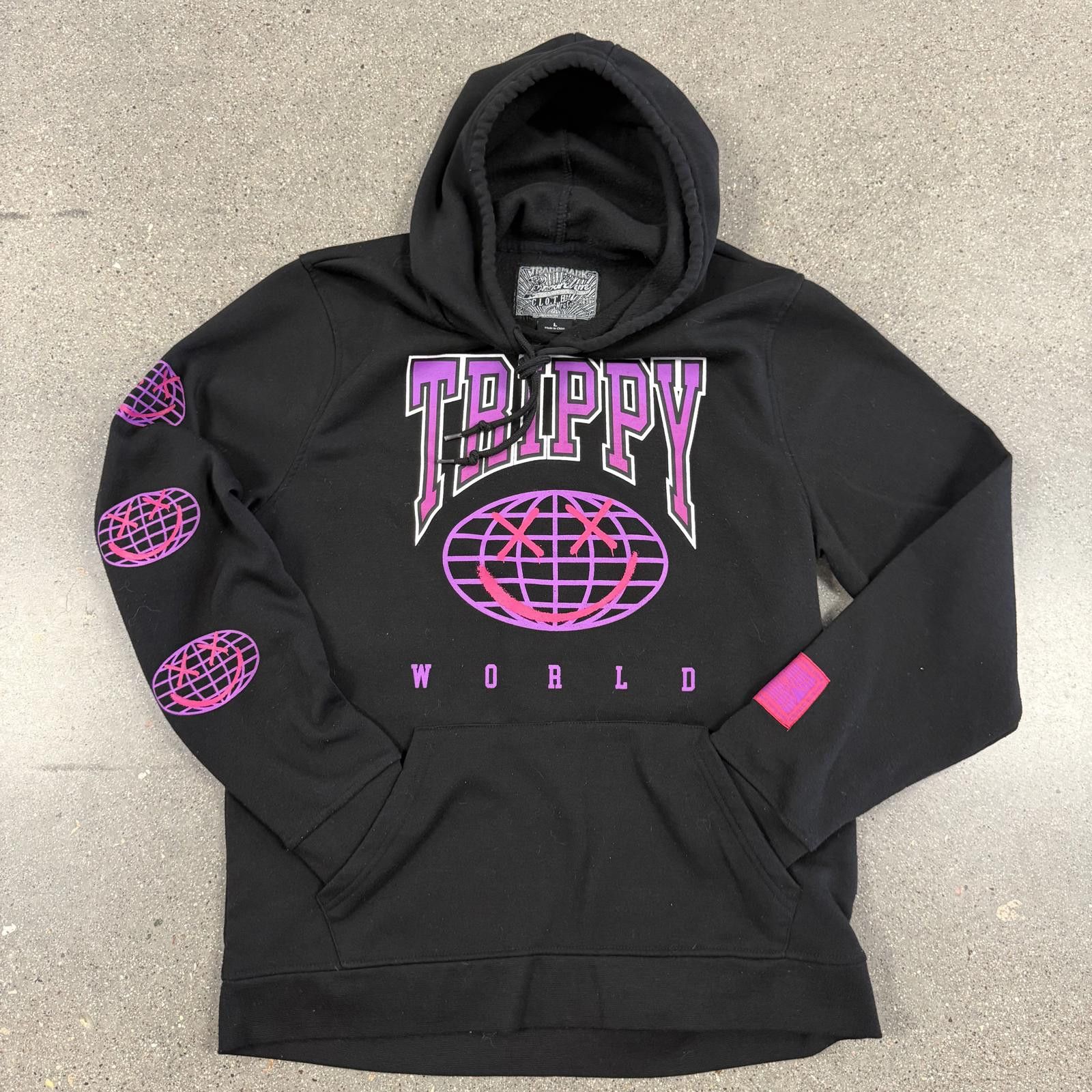 Brooklyn Cloth Brooklyn Trippy World BHoodie BKLYN Adult L Smiley Size US L / EU 52-54 / 3 - 1 Thumbnail