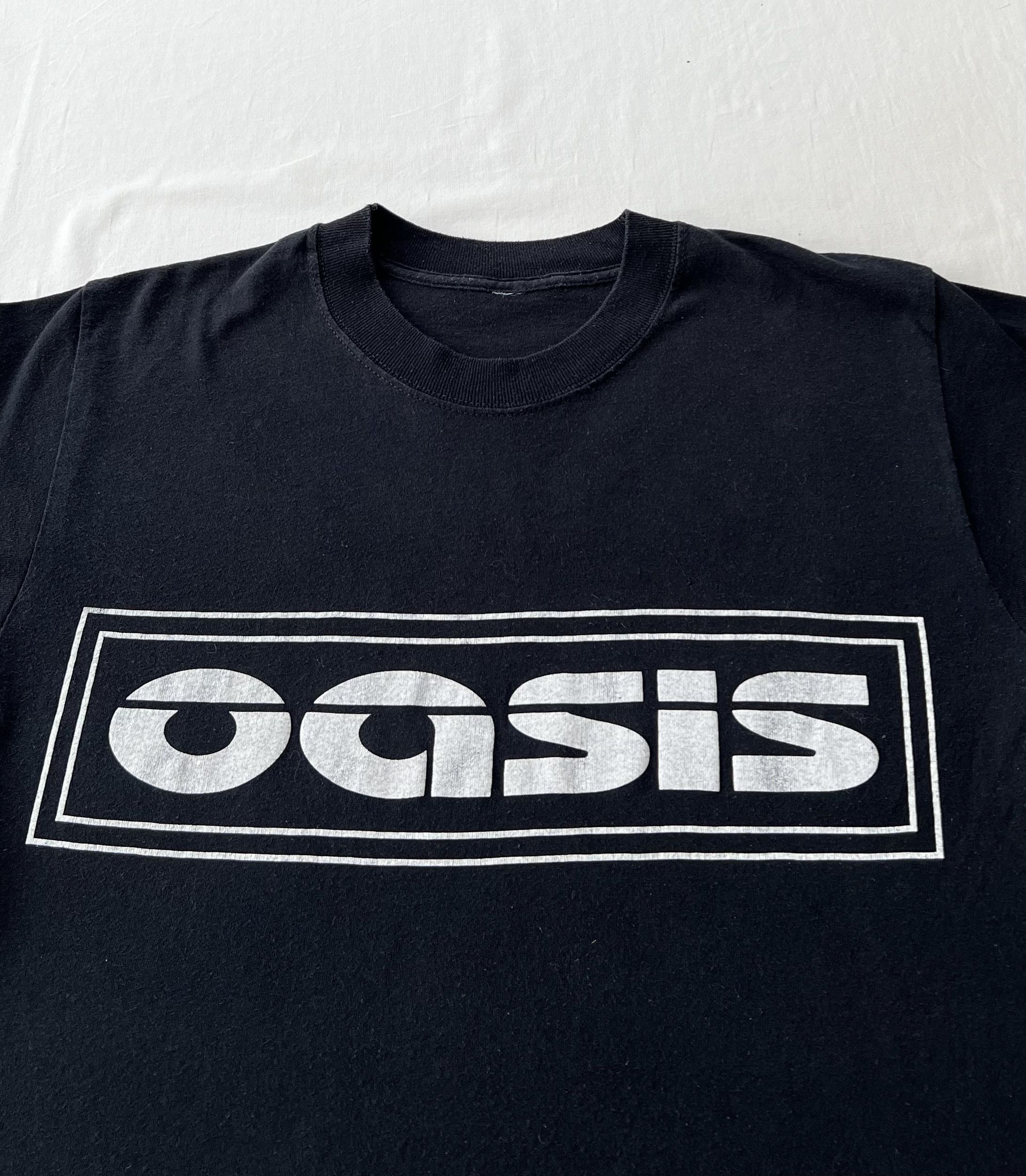Vintage 2002 Oasis Heathen Chemistry Britpop Black T-shirt