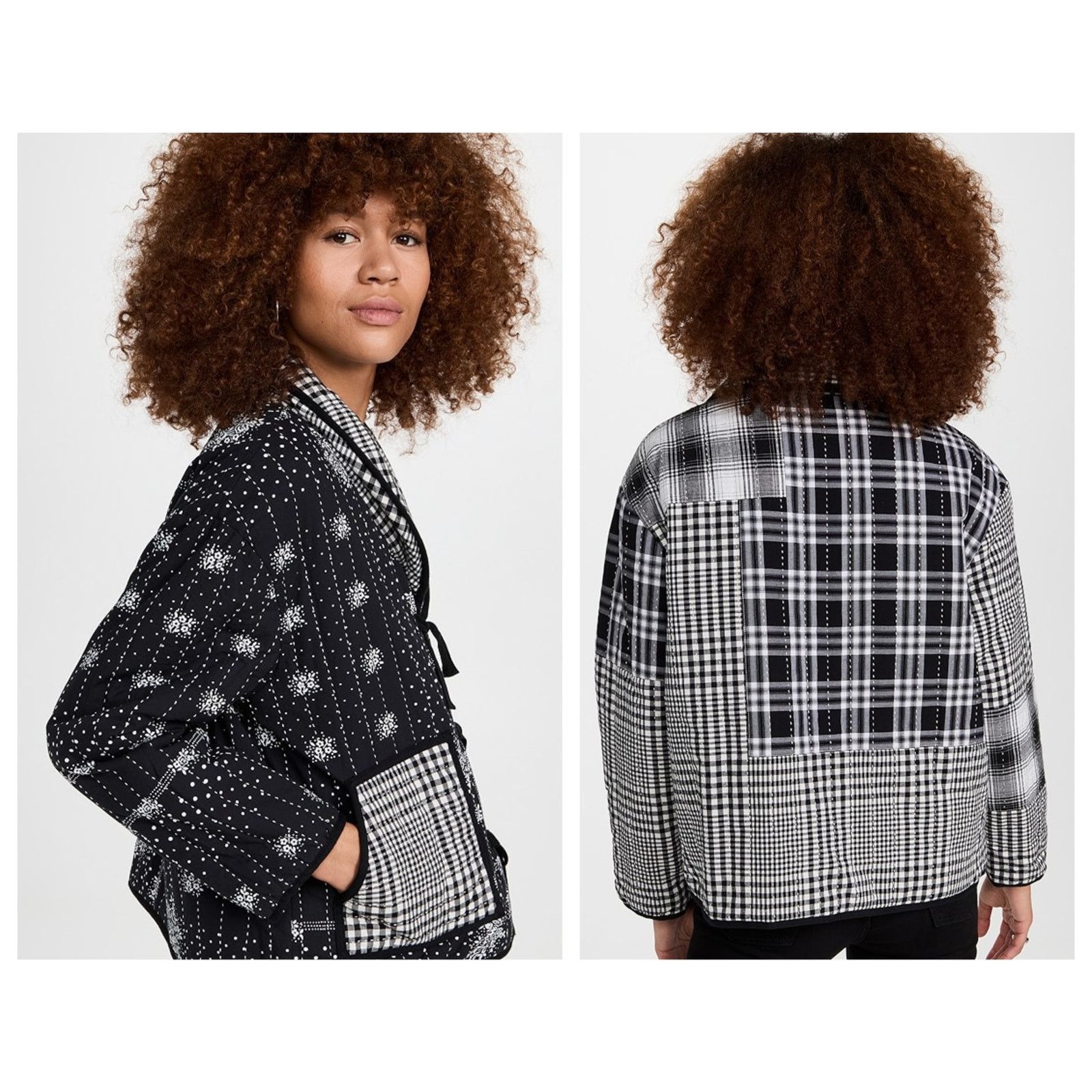 THE GREAT THE GREAT. The Reversible Quilted Jacket (2/medium) Size M / US 6-8 / IT 42-44 - 2 Thumbnail
