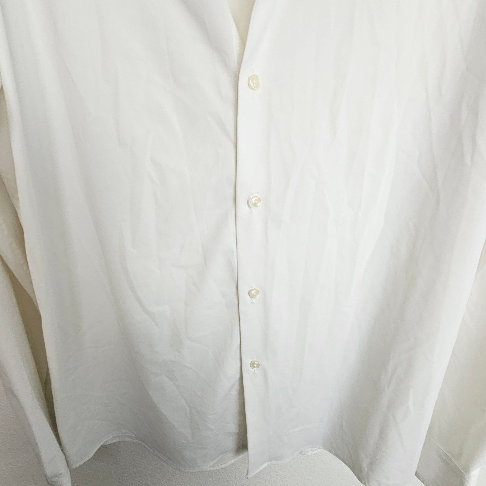 Zara Zara Shirt White Button Front Long Sleeve Dress Shirt Men L Size US L / EU 52-54 / 3 - 3 Thumbnail