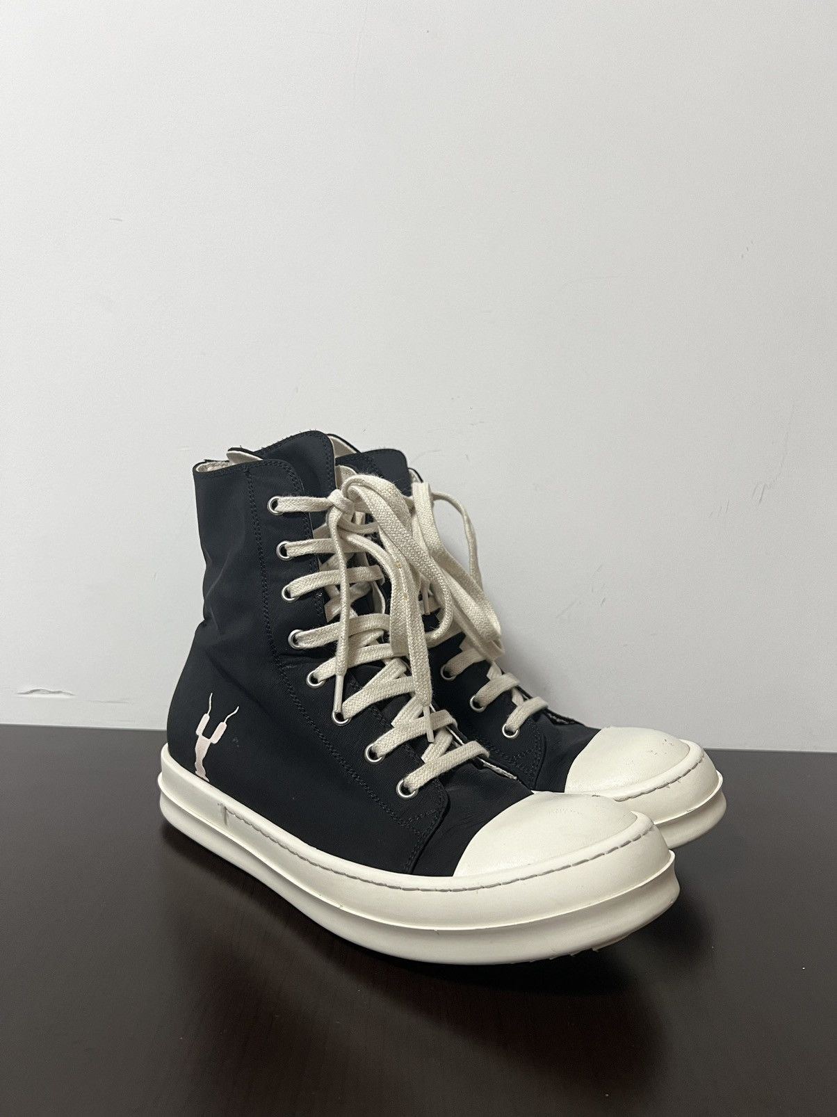 Rick Owens Drkshdw Rick owens ramones high top sneakers sz 39 Size US 9 / IT 39 - 6 Thumbnail