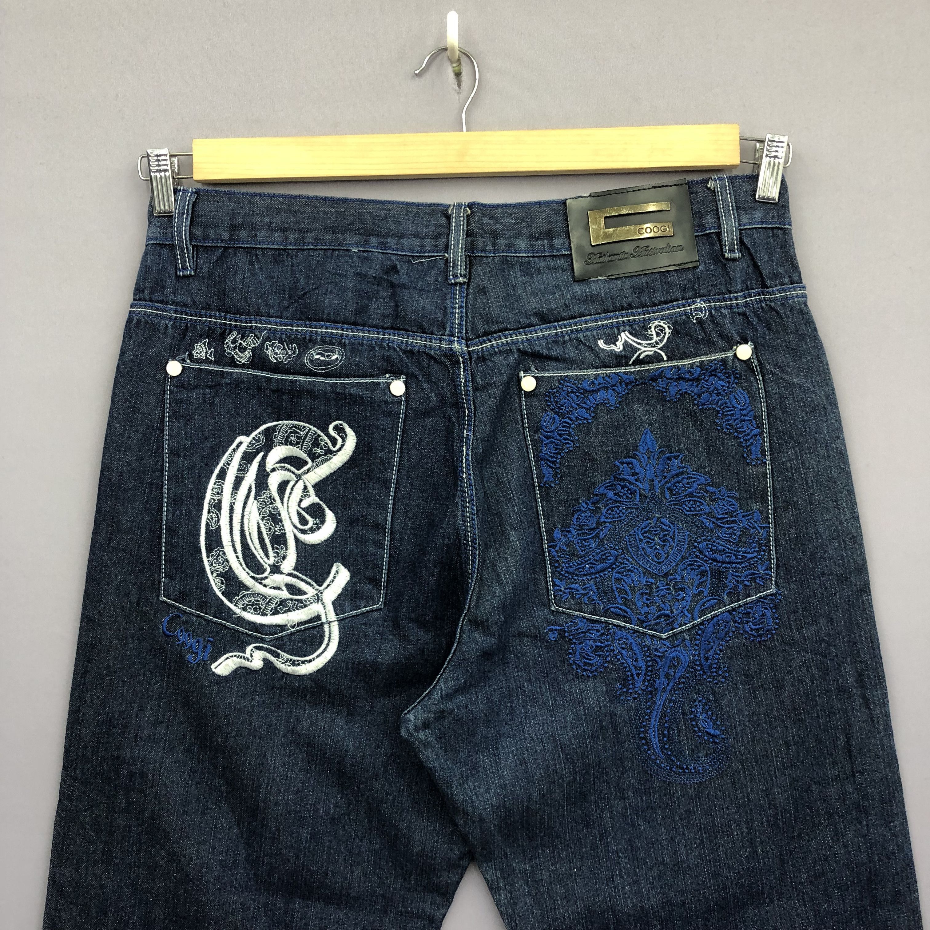 Coogi Crazy Y2K/2000s Coogi Skater Jeans Jnco Baggy Style Denim Size US 36 / EU 52 - 5 Thumbnail