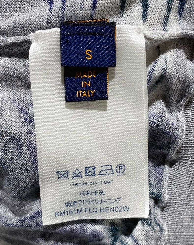 Louis Vuitton Louis Vuitton Grey striped sweater 2503-Nextarrow Size US S / EU 44-46 / 1 - 6 Thumbnail