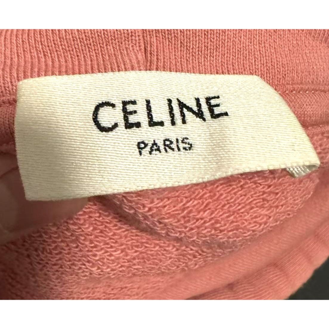 Celine Celine Paris Pink Hooded Sweatshirt With Kangaroo Pocket Wom Size M / US 6-8 / IT 42-44 - 5 Thumbnail