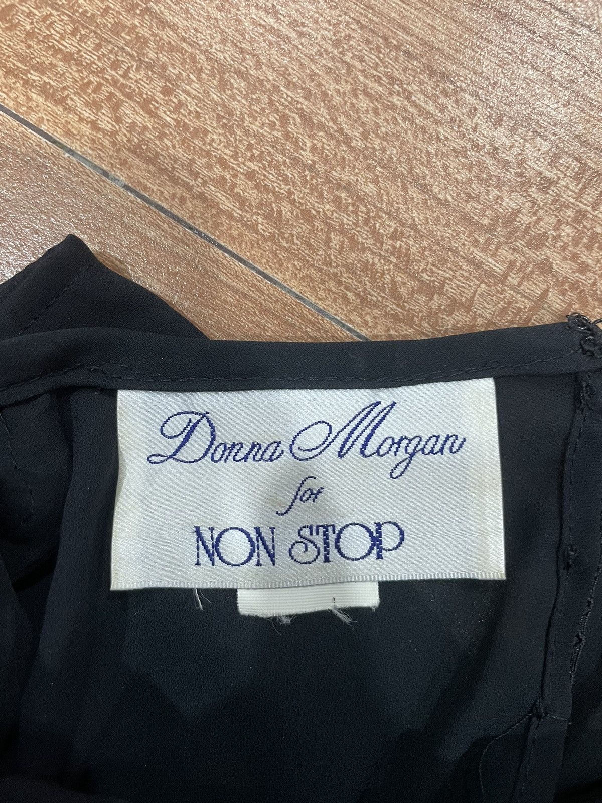 Donna Morgan Donna Morgan Velvet Black Dress Size ONE SIZE - 4 Thumbnail