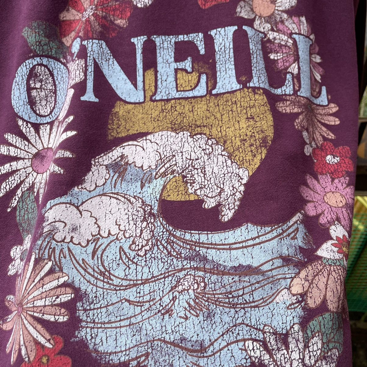 O'Neill × Vintage 🔥Vintage Oneill Waves Flora Surfing Sweatshirts Size US L / EU 52-54 / 3 - 5 Thumbnail