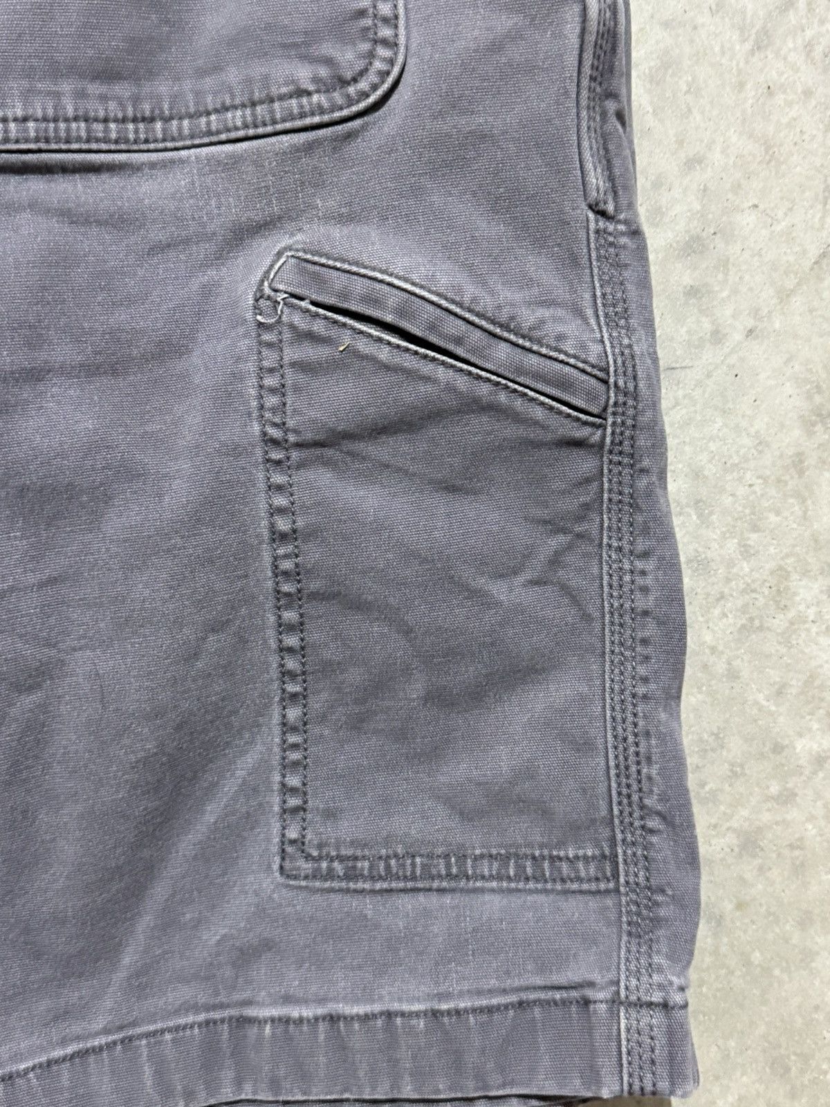 Carhartt × Vintage Grey Carhartt Carpenter Shorts 42 Size US 42 / EU 58 - 4 Thumbnail