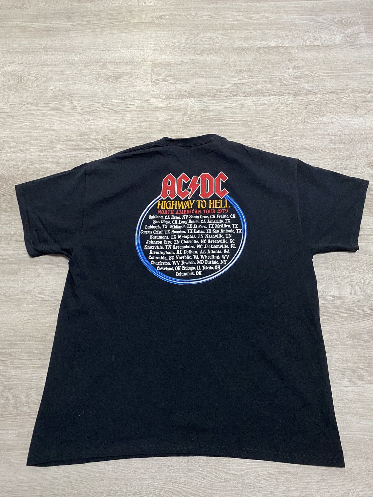AC/DC AC/DC Highway to Hell 1979 Tour tee North American 2022 year Size US XL / EU 56 / 4 - 6 Thumbnail