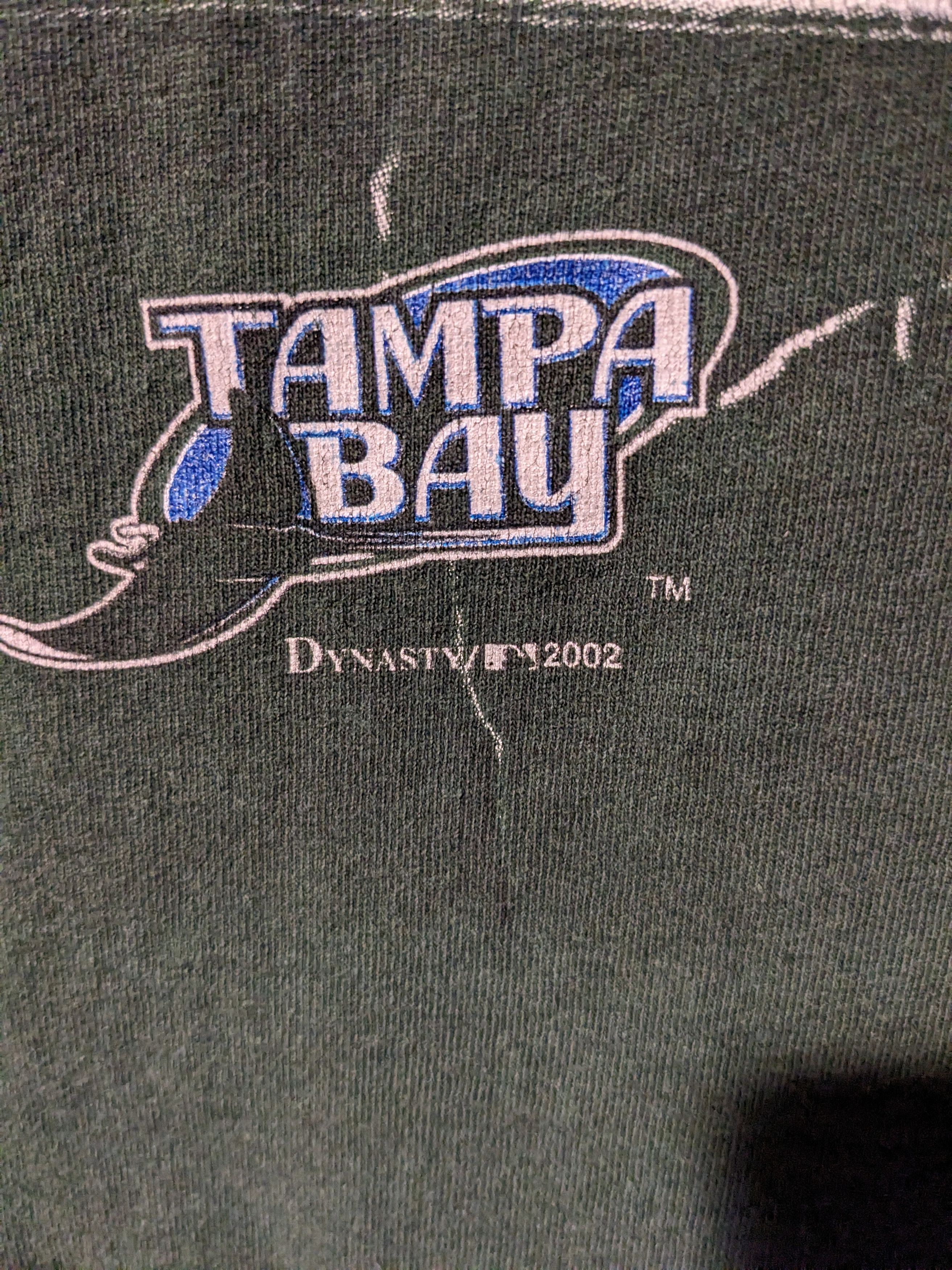 MLB × Vintage Vintage 2002 Tampa Bay Devil Rays MLB Baseball T-Shirt Size US XL / EU 56 / 4 - 3 Thumbnail