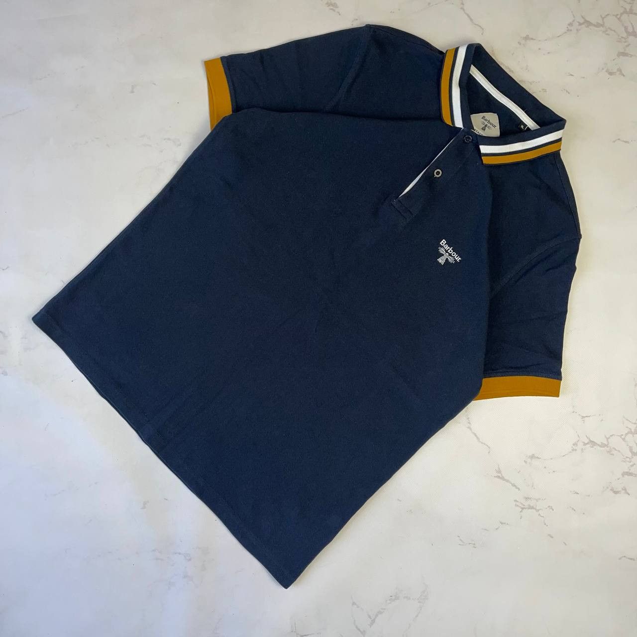 Barbour Barbour T-shirt Polo Size XL Lighthouse Logo Vintage Size US XL / EU 56 / 4 - 1 Thumbnail