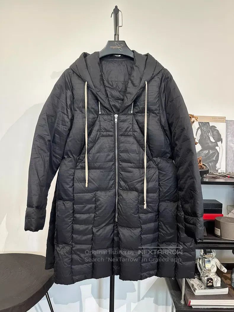 Rick Owens Rick Owens Size 48 Mid-length hooded down coat| Size US M / EU 48-50 / 2 - 1 Thumbnail