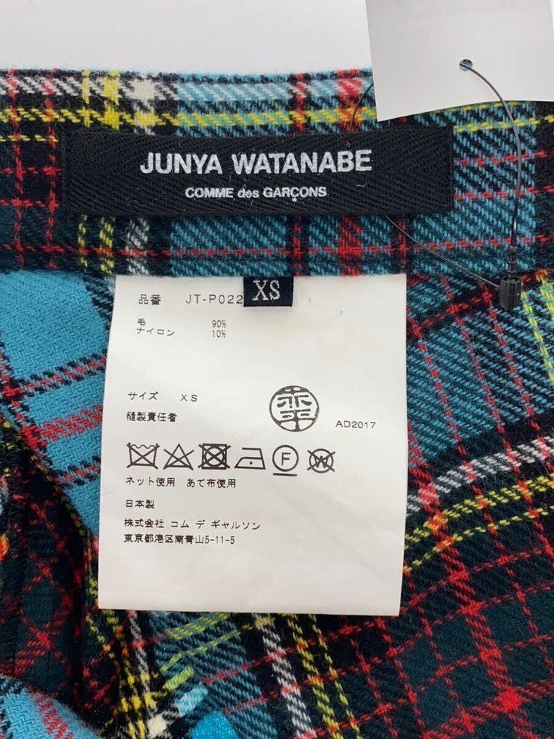 Comme des Garcons Comme Des Garcons size XS Blue Retro Plaid Design Skirt Size 24" / US 00 / IT 34 - 4 Thumbnail