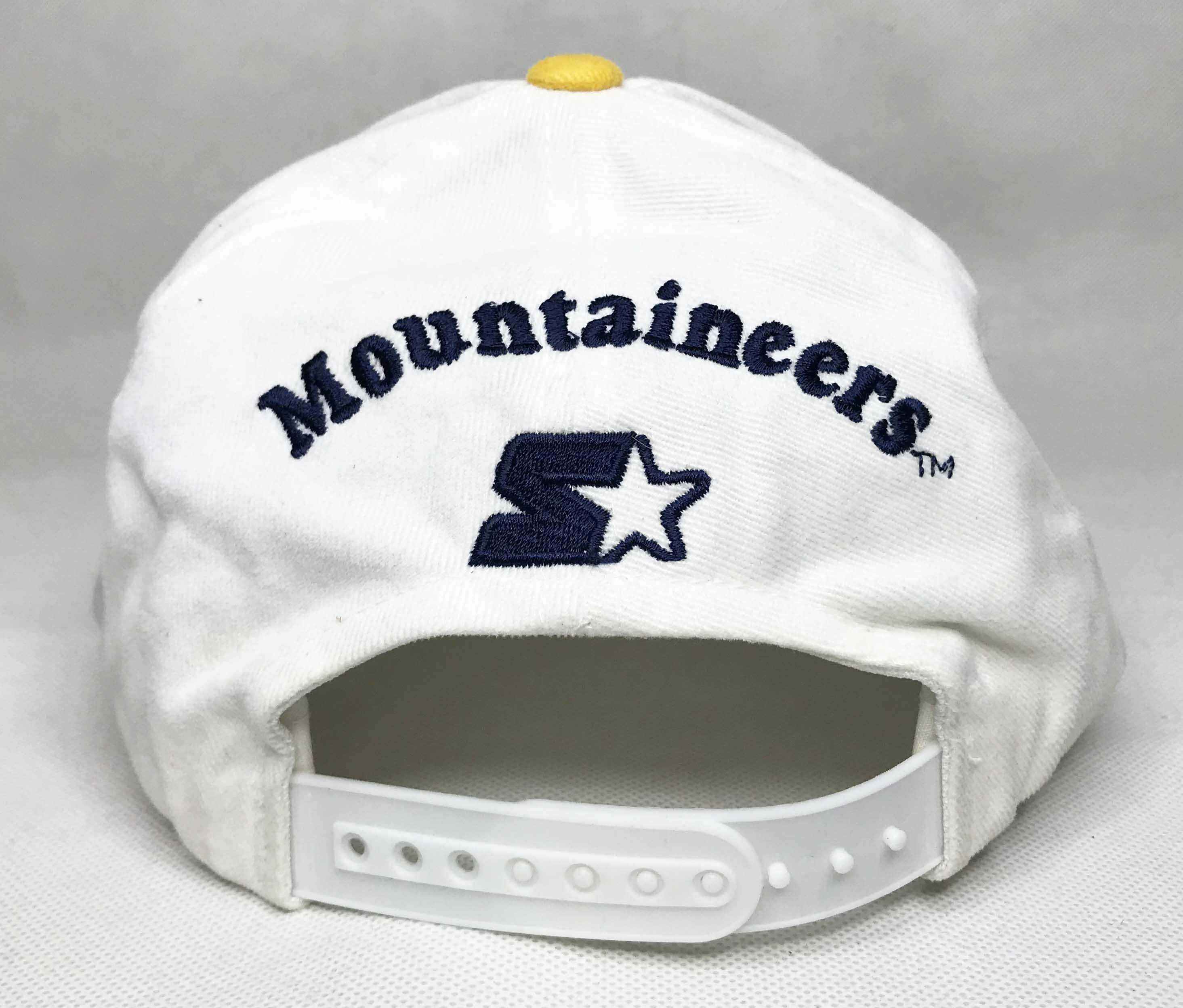 NCAA × Starter × Vintage Vintage Starter West Virginia Mountaineers WV Snapback Cap Size ONE SIZE - 6 Thumbnail