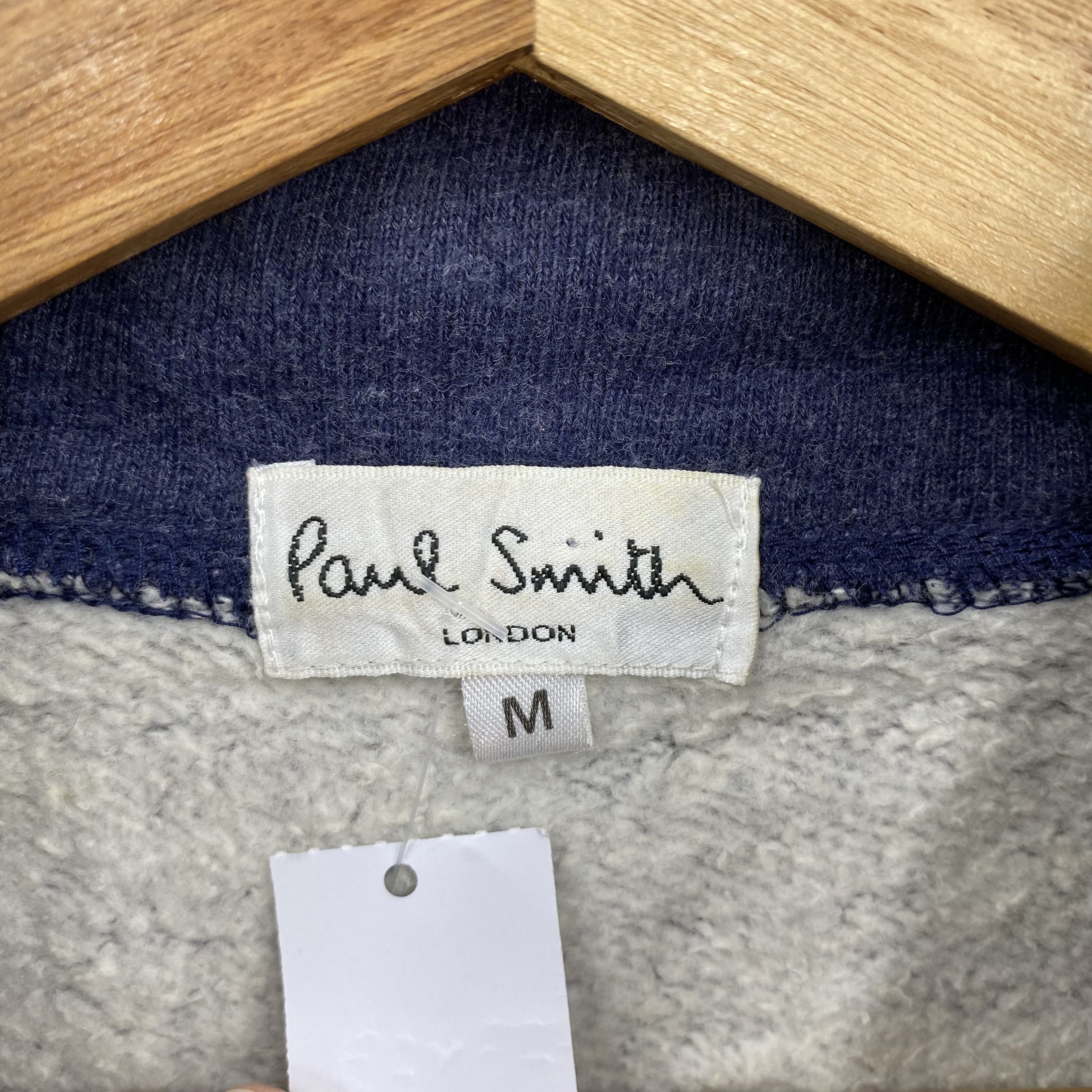 Paul Smith Vintage Y2K Paul Smith Full Zip Sweatshirt Mock Neck Jacket Size US M / EU 48-50 / 2 - 9 Thumbnail