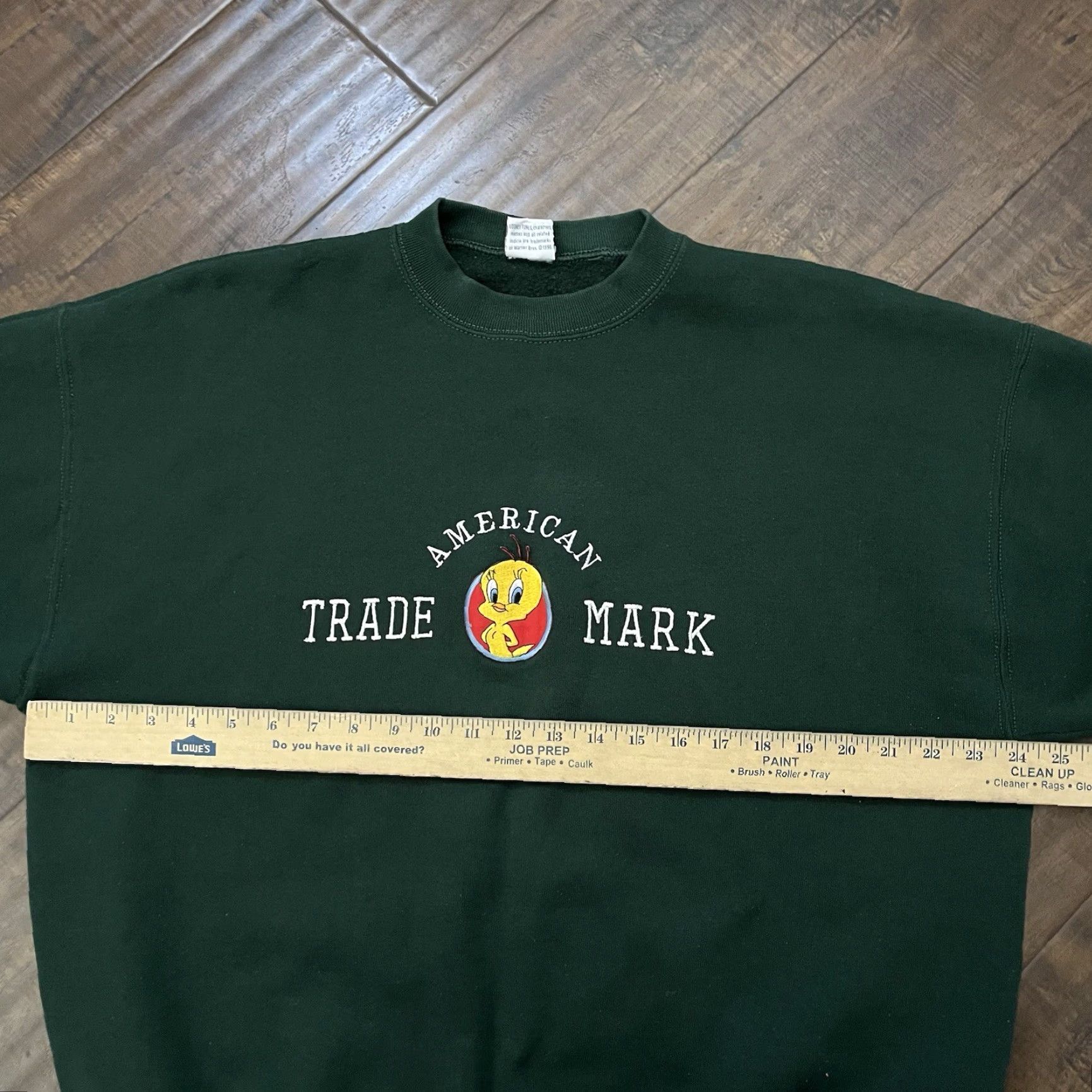 Vintage VINTAGE Tweety Bird Crewneck Sweatshirt XL Looney Tunes 90s Warner Bros Green Unisex Adults Sweatshirt Size US XL / EU 56 / 4 - 5 Thumbnail