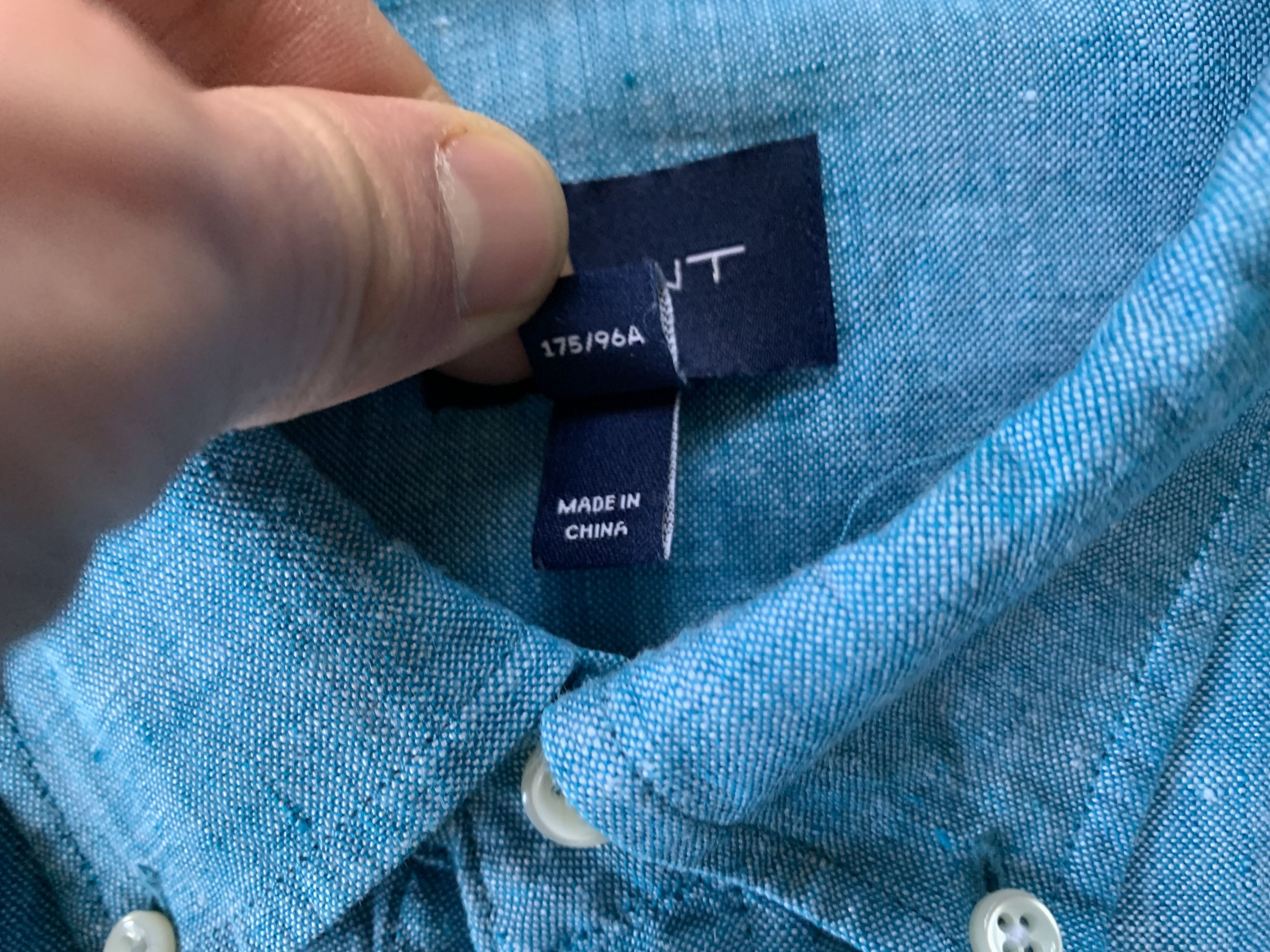 Gant Gant Regular Linen Summer Short Sleeve Shirt Size US L / EU 52-54 / 3 - 7 Thumbnail