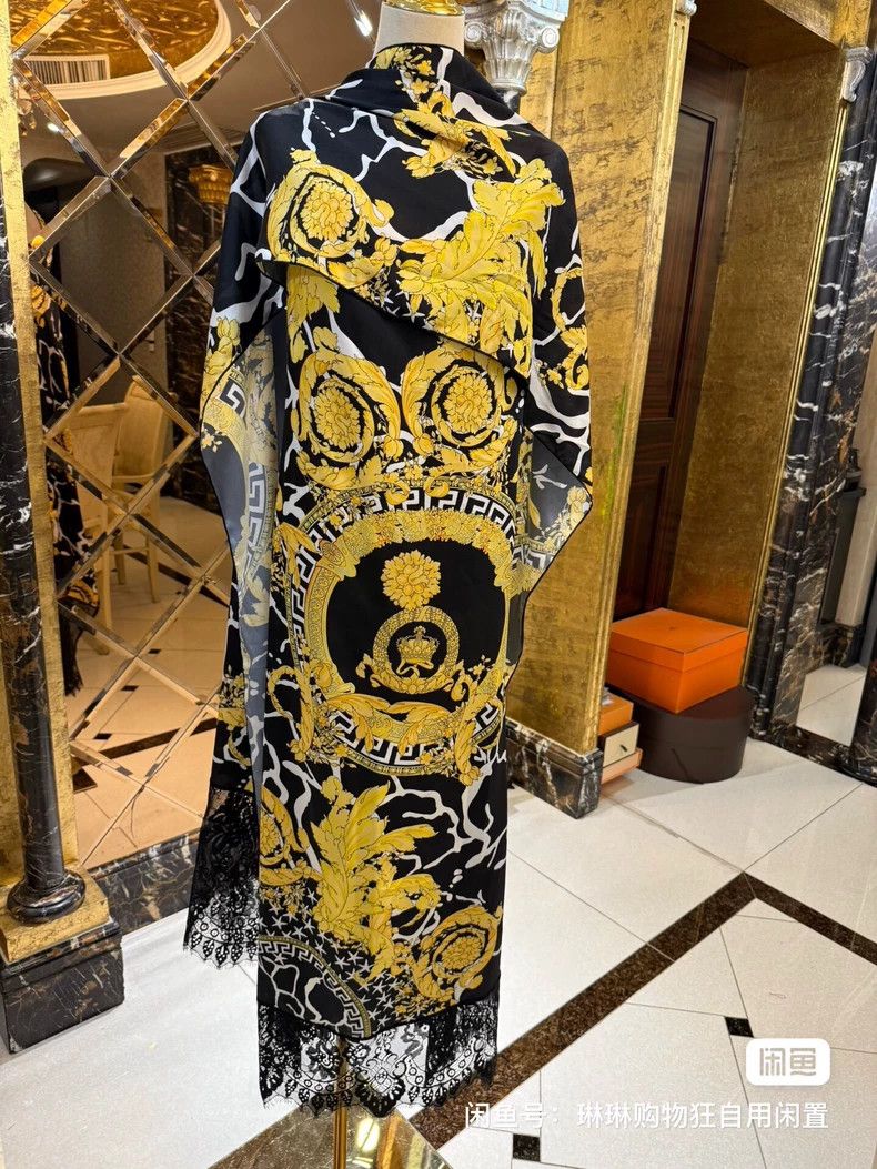 Versace Versace Baroque print camisole cape shawl dress Size M / US 6-8 / IT 42-44 - 4 Thumbnail