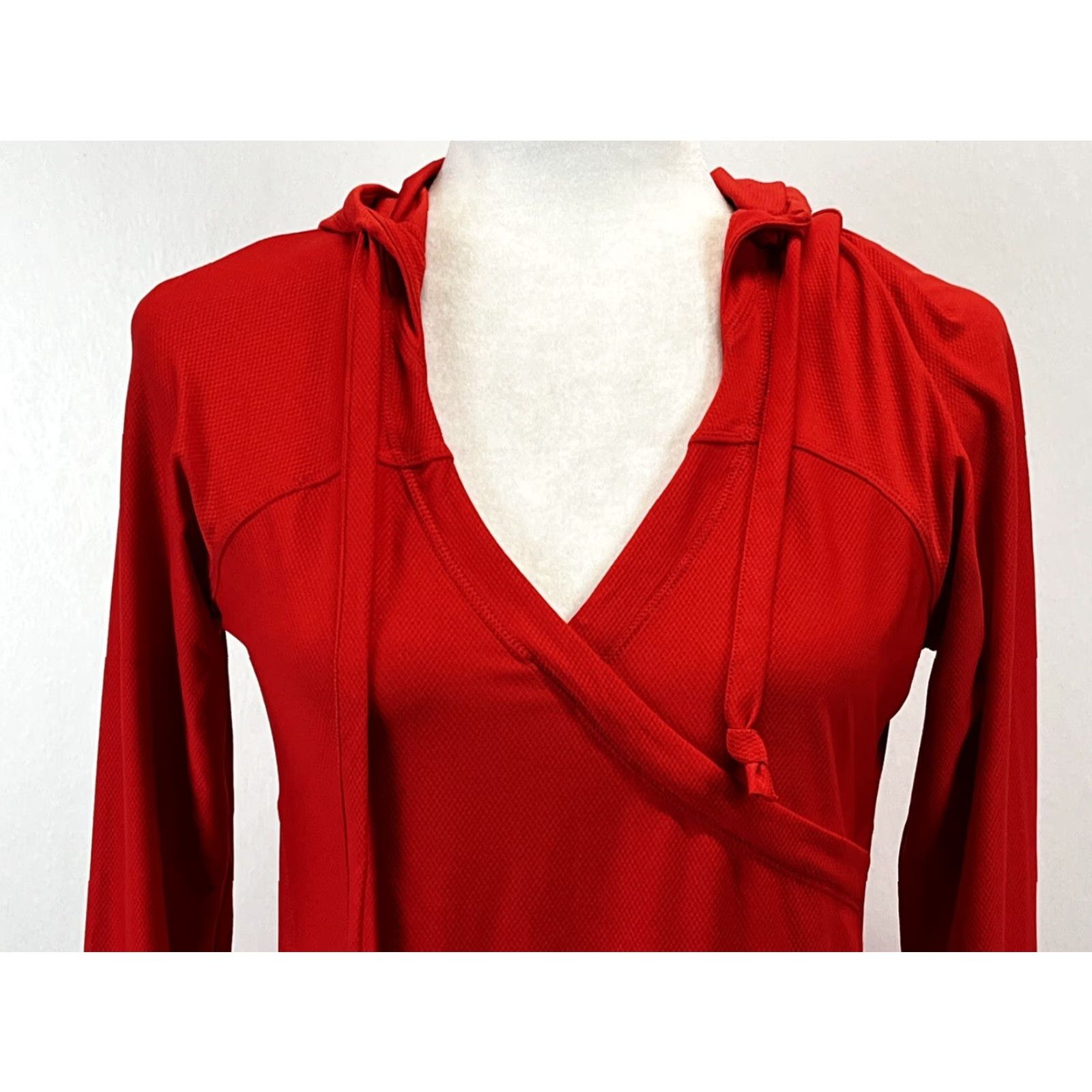 Athleta Athleta Hoodie Shirt Dress - Women - Size S - Orange Lightweight Tennis GUC Size S / US 4 / IT 40 - 5 Thumbnail