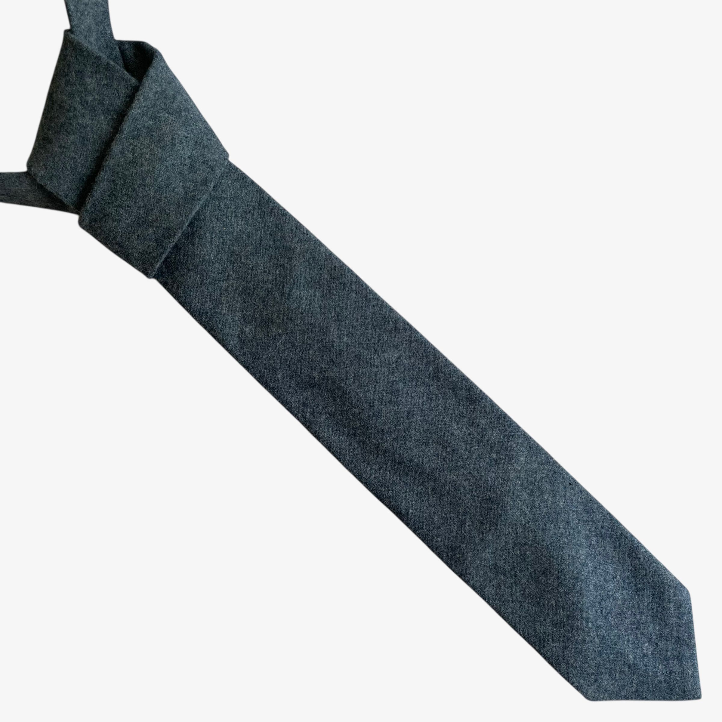 Pendleton Vintage 80s Pendleton Grey Virgin Wool Tie Size ONE SIZE - 1 Thumbnail
