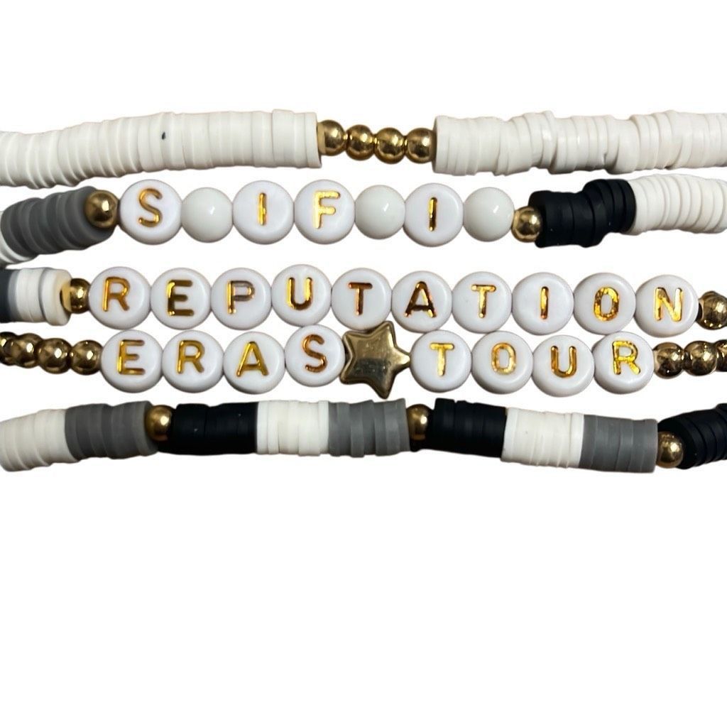 Other Taylor Swift Swiftie Inspired Black White Friendship Bracele Size ONE SIZE - 3 Thumbnail