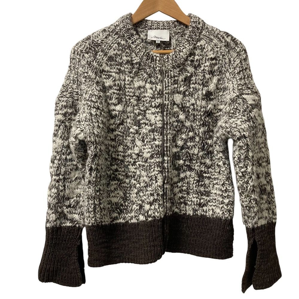 Other Other 3.1 Phillip Lim Wool Cable Knit Zip Jacket Textile Outerwear DUTY FREE for USA Size ONE SIZE - 1 Thumbnail