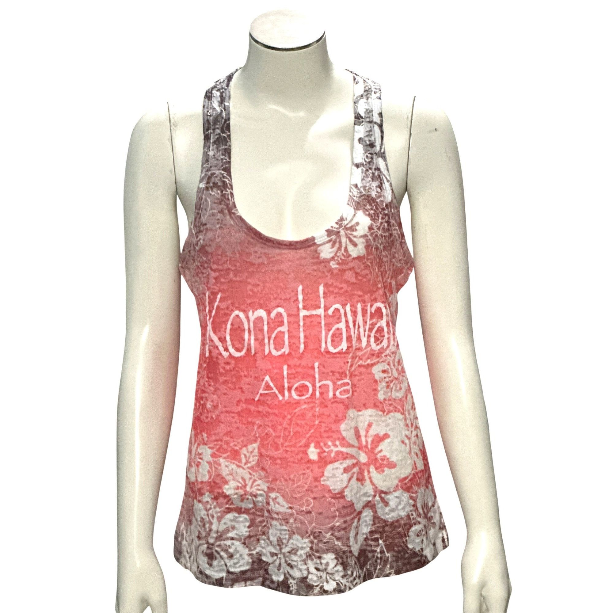 Other CCC Kona Hawaii Aloha Racerback Tank Top Sheer Lightweight F Size S / US 4 / IT 40 - 1 Thumbnail