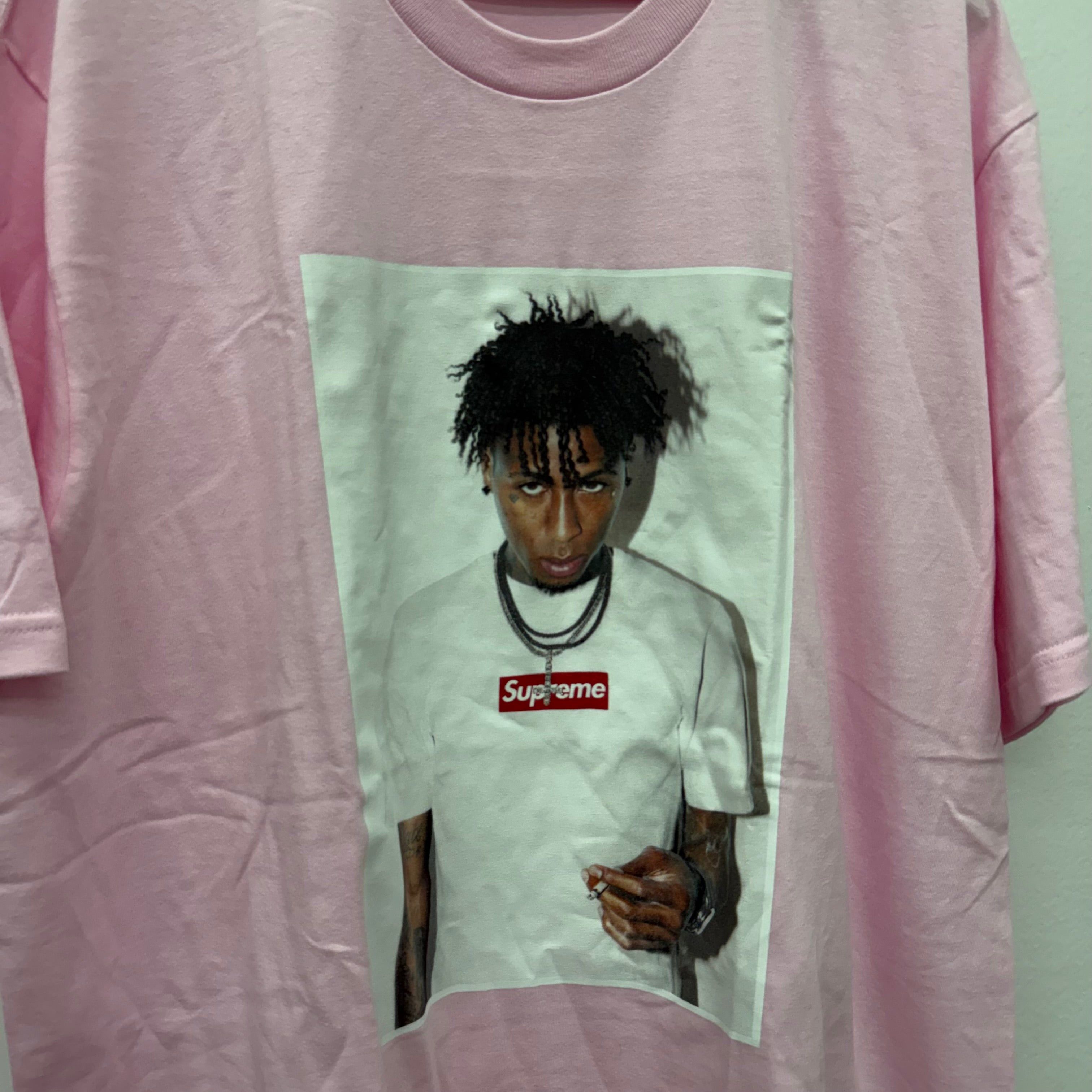 Supreme Supreme NBA Youngboy T-Shirt Pink Photo Tee - Size XL Size US XL / EU 56 / 4 - 2 Thumbnail