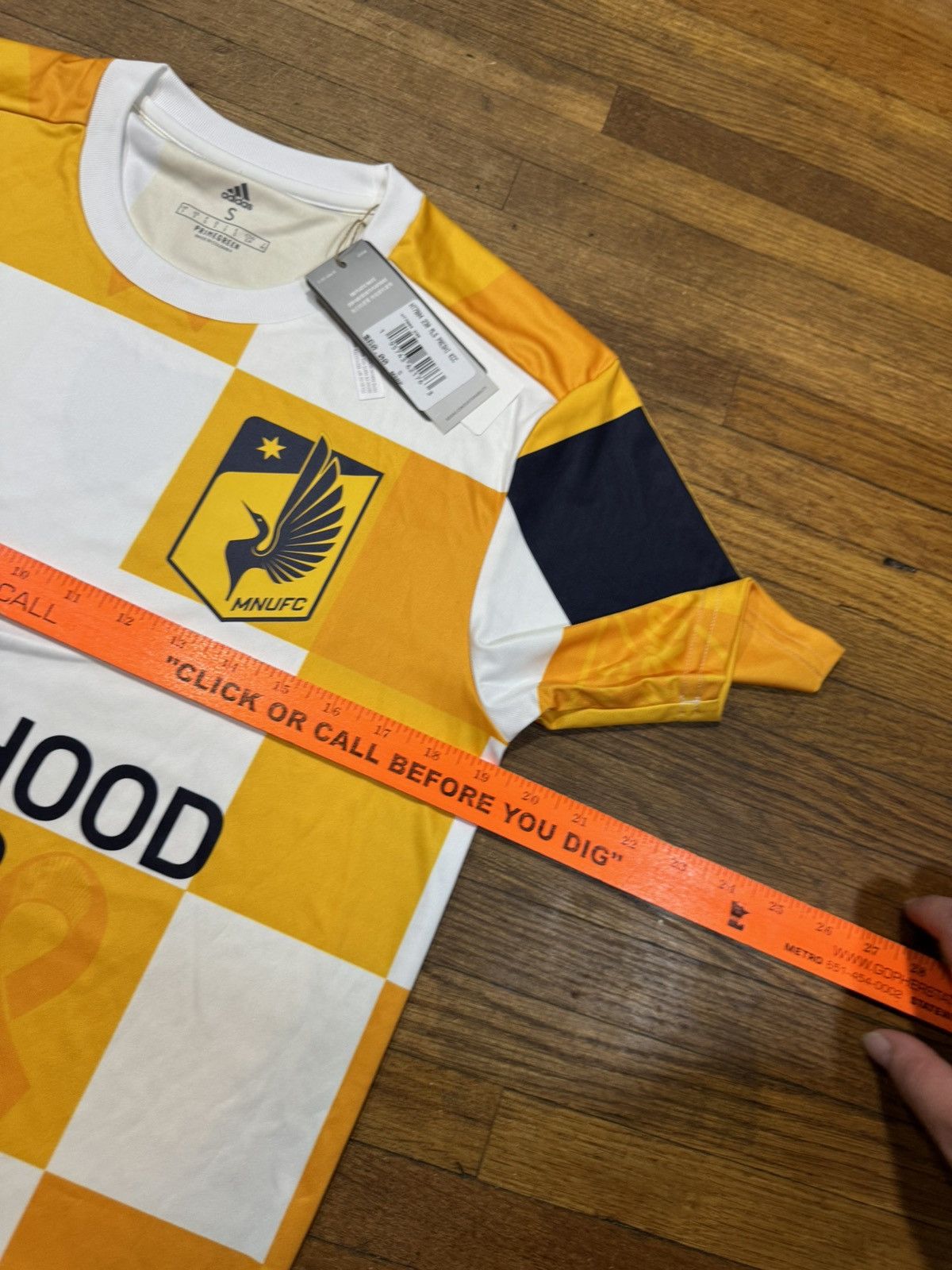 Adidas Adidas Minnesota FC Kick Childhood Cancer Mens Soccer Jersey Size US S / EU 44-46 / 1 - 9 Thumbnail