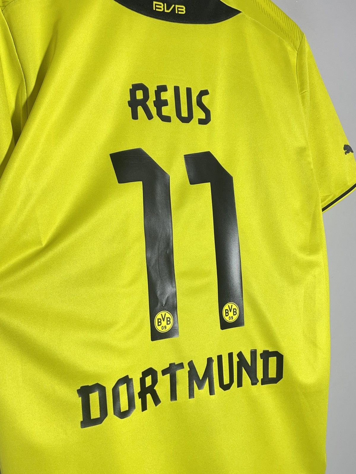 Puma #11 Reus Borussia Dortmund BVB Puma 2013/14 Home Football Size US L / EU 52-54 / 3 - 11 Thumbnail