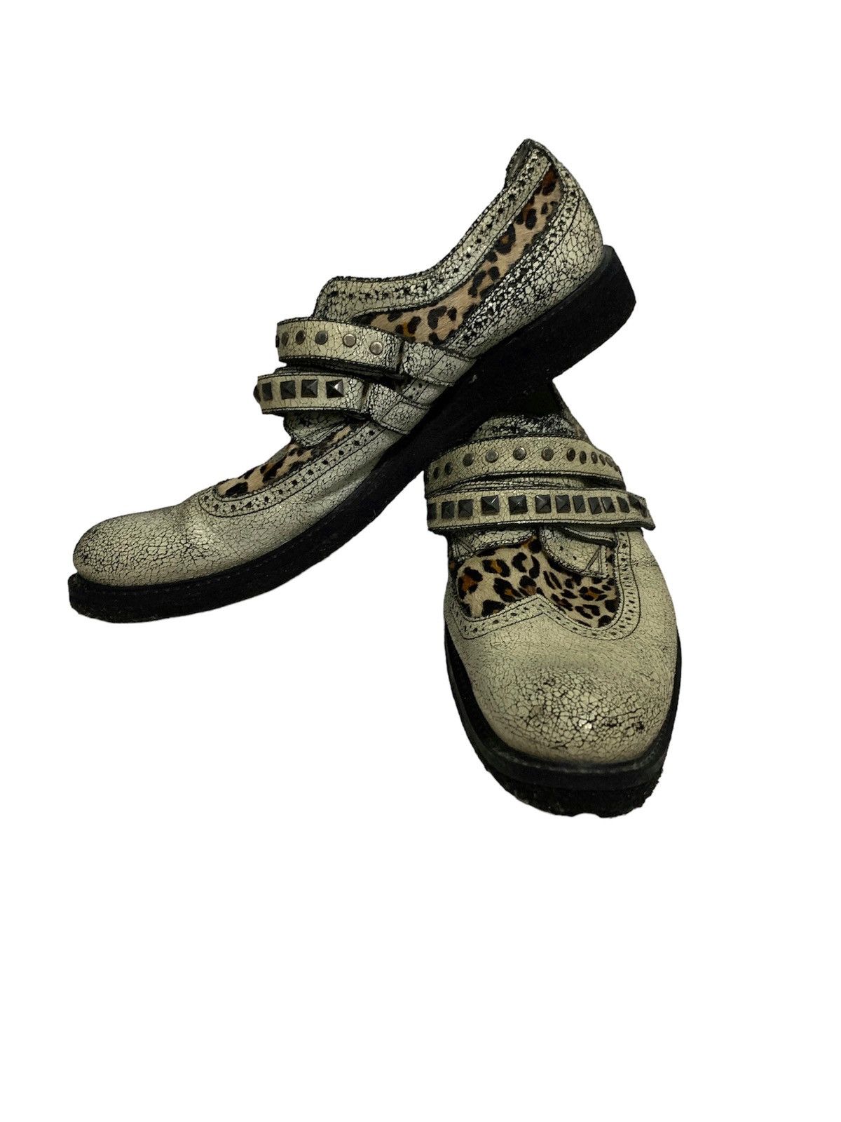 Designer Hiromutakahara shoes with leopard print Size US 8.5 / EU 41-42 - 1 Thumbnail