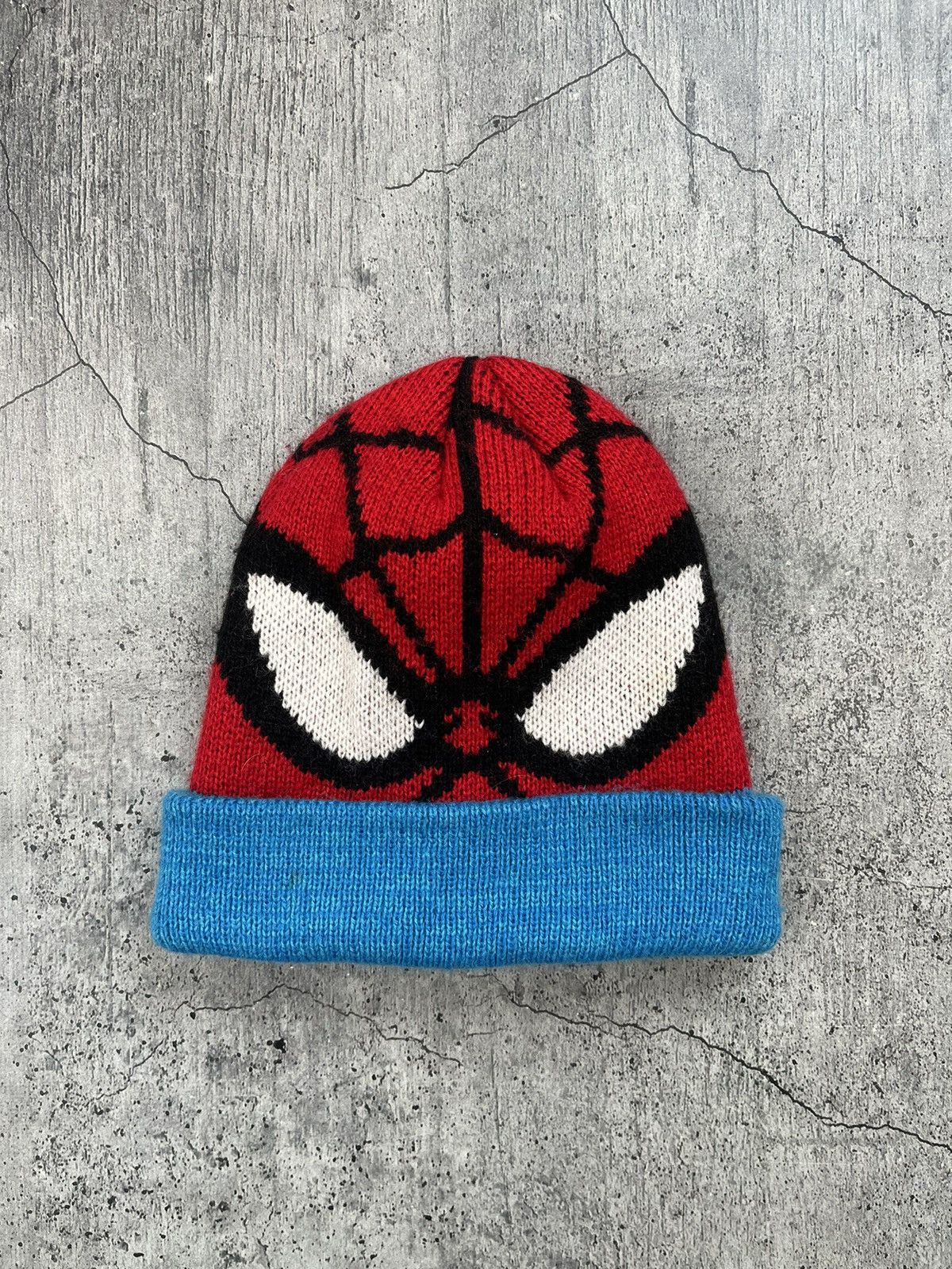 Vintage Vintage Black Red Figured Fullprint Hat Cap Spider-Man Size ONE SIZE - 2 Thumbnail