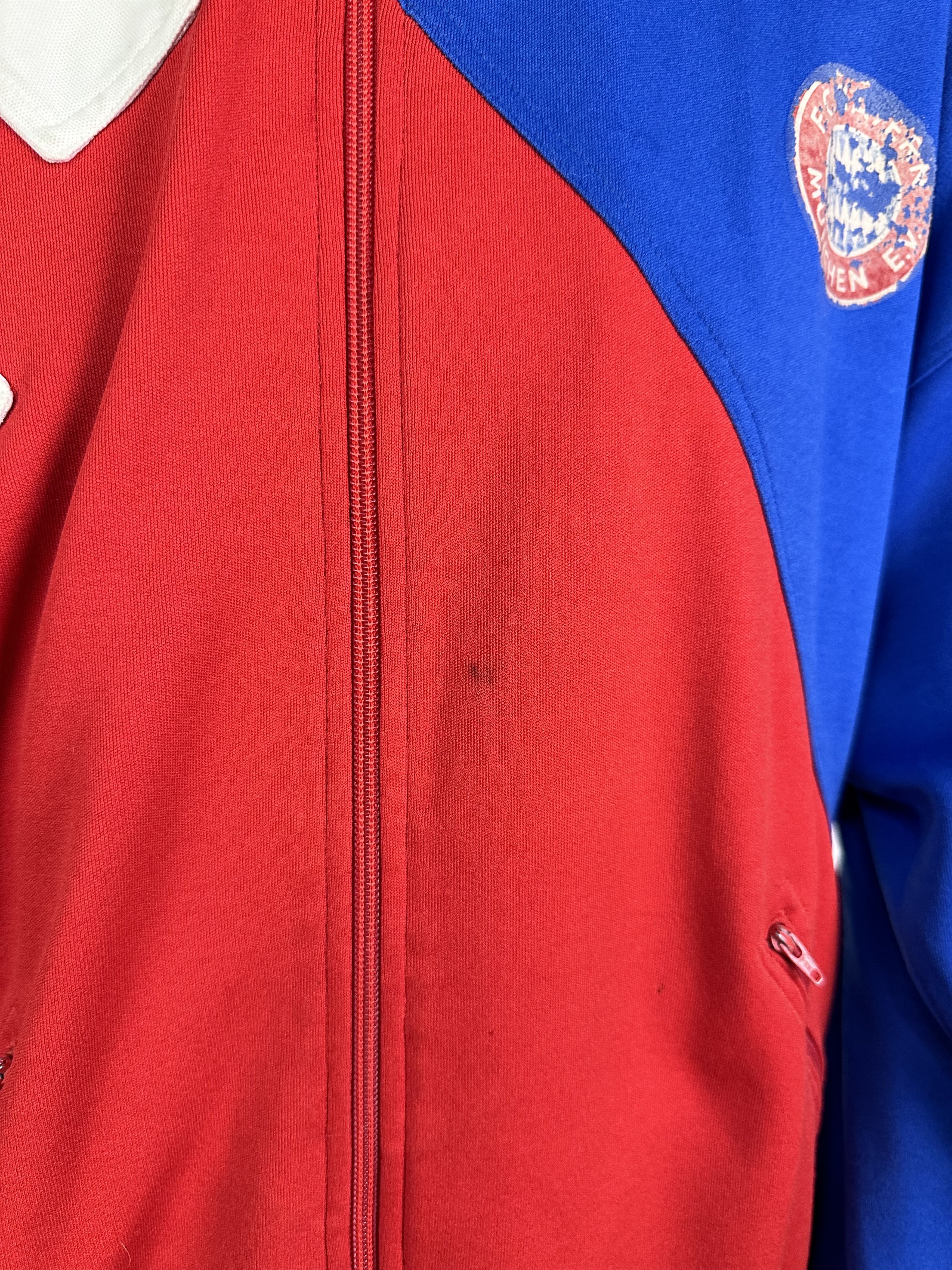 Adidas × Vintage BAYERN MUNICH 1993 94 Training Jacket Football Soccer Adidas Size US L / EU 52-54 / 3 - 5 Thumbnail