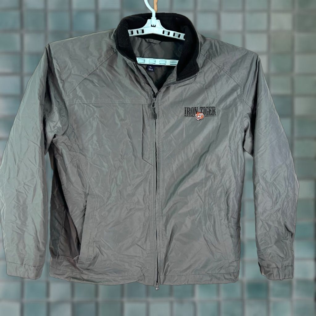 Port Authority Port Authority Iron Tiger Fleece Lined Jacket Gray XL Pockets Nylon Zip Men Regular Jacket Size US XL / EU 56 / 4 - 1 Thumbnail